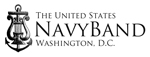 Official Navy Band Logo, black and white